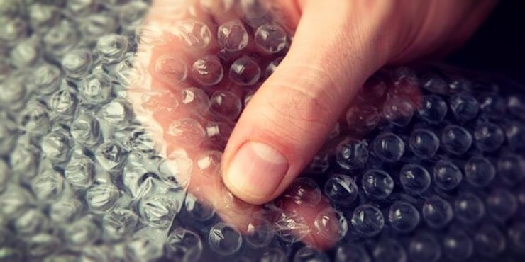 plástico de burbujas