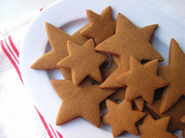 galletas con forma de estrella