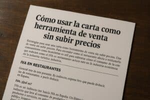 carta subir precios